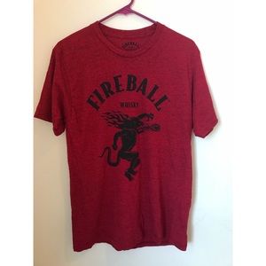 Red Fireball Whisky Graphic T-Shirt
